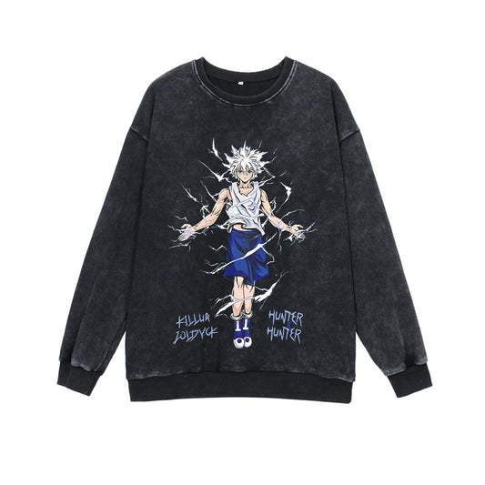 Killua - Acid Wash Sweatshirt