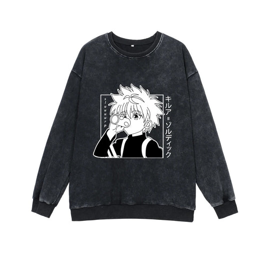 Killua - Acid Wash Sweatshirt