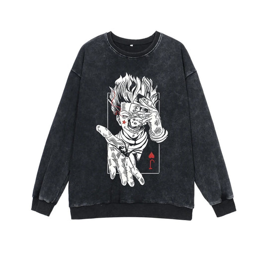 Hisoka - Acid Wash Sweatshirt